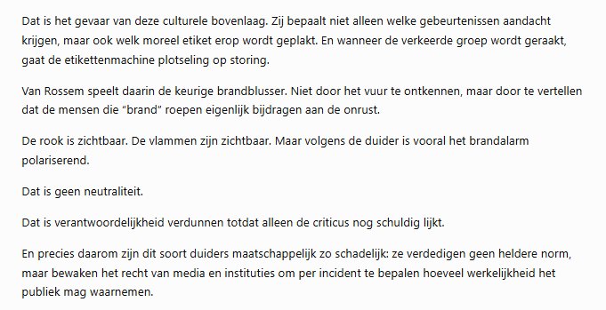 FrankvanGrieken's tweet photo. @maartenpodcast Maarten verdunt de werkelijkheid tot radiopap. De werkelijkheid in een paar minuten kapotgeduid. https://t.co/WxMhuHX3GO