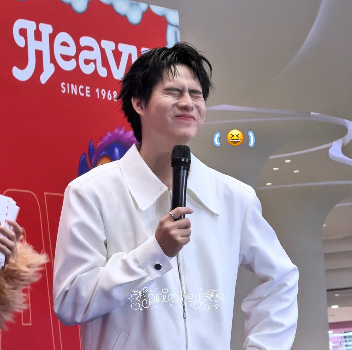 primleyyy's tweet photo. ( 😗😆☹️😠 ) — 4 emotions with winny 💭⭐️ ; จั๊นเอนดูหมาบ๊อกตุวนี้ได้ท้างงงงงงวัน 🐶🫳🏻 https://t.co/KSuTfWJESD