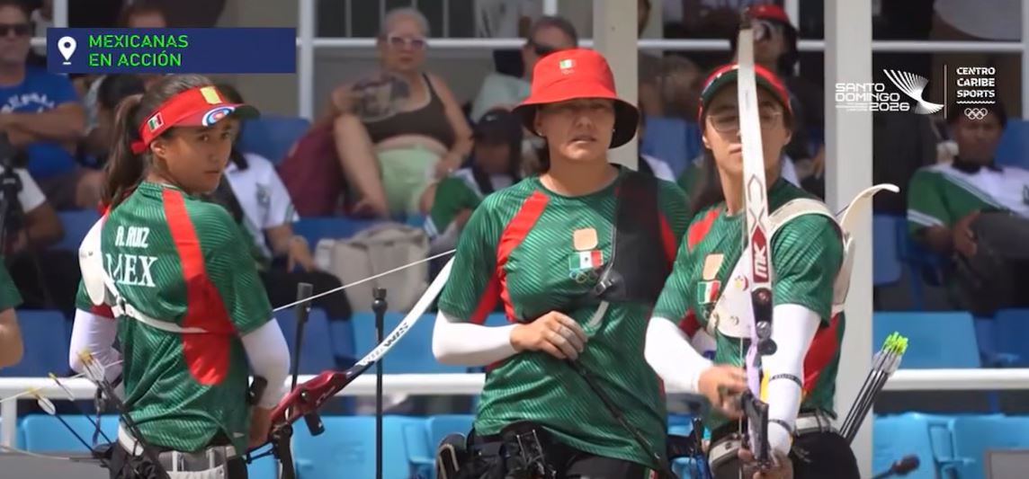 FOXSportsMX's tweet photo. 🥇🥈🚨🇲🇽¡¡OJO, MEXICANAS EN ACCIÓN EN VIVO!!
GRAN FINAL: Ana Vázquez, Alejandra Valencia y Ángela Ruiz vs Colombia (equipo mexicano femenil de Arco Recurvo)...
#JCCxFSMX
⚠️¡¡LINK CON TRANSMISIÓN!!
https://t.co/RrTaFFQGGz https://t.co/LeOd8tDrIW