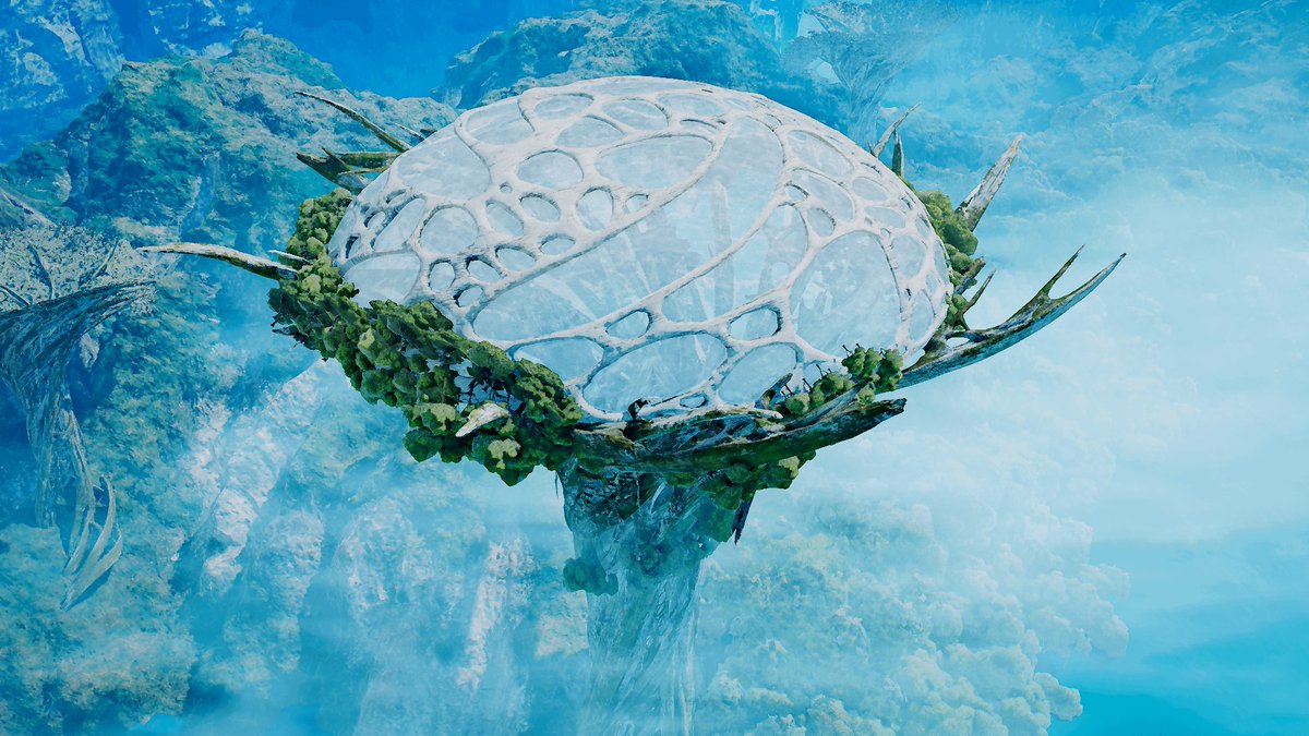 son_lingzing's tweet photo. this is the megastructure hidden in the corner of the mega lake that causes the storms in the Scarlet Forest....

It would be amazing if we could enter these megastructures in the DLC and fight some monster...

(even more so with the arrival of the elder dragons) https://t.co/0gDoe9tb8r
