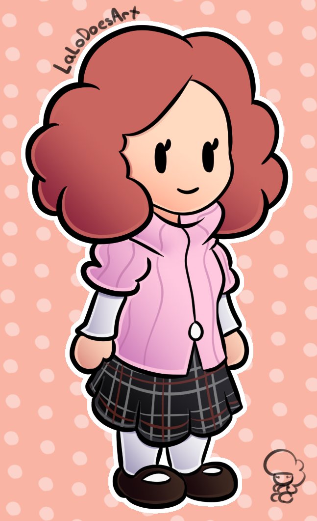 LaloDoesArt's tweet photo. Paper Haru https://t.co/NhSVLjFFOL
