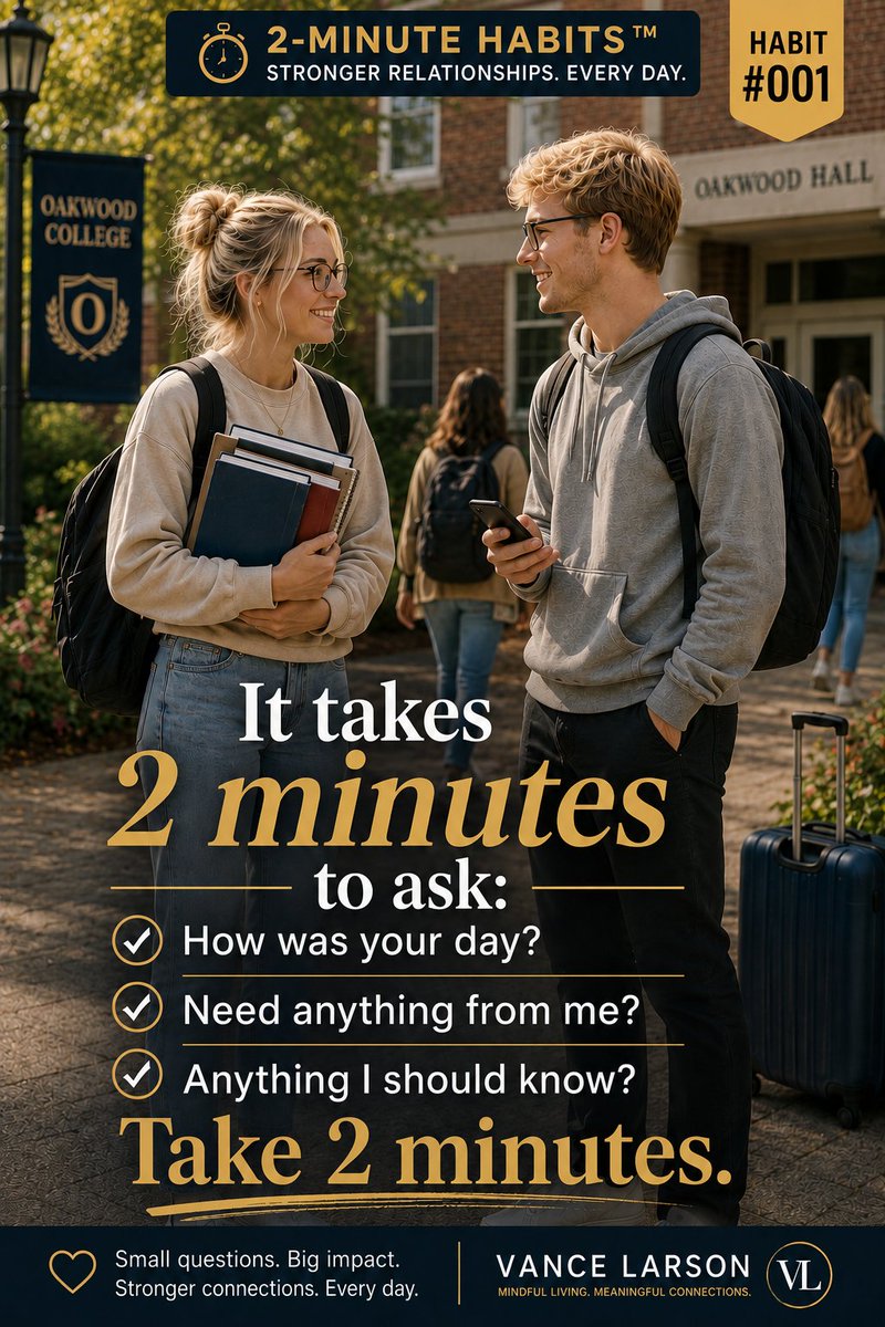 2trytoo's tweet photo. Strong relationships are built in the little moments. Take two minutes today to ask the questions that make someone feel seen, supported, and loved.
#2minutes #relationships #checkin https://t.co/Ft4MP1uikA