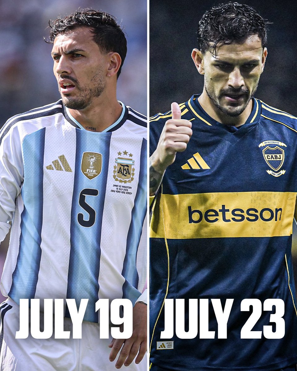 ESPNFC's tweet photo. Leandro Paredes played for Boca Juniors just FOUR DAYS after the World Cup final 😳

He even assisted the only goal for Boca in their win against O'Higgins 🔥 https://t.co/EDb0x0k7YG
