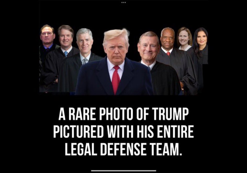 TheGr8Illusion's tweet photo. what do you do when you have 6 politically & religiously biased Republican & conservative judges on the U.S.A. Supreme Court who won't follow the law or the constitution?

Rahul Gandhi Ji Greater Manchester Australians #sendbarron USA Today Elon Bob Myers Donald tRump Democrats Republicans President Senate House Congress GOP ICE SCOTUS Supreme Court USA United States of America AOC Ossoff Pinky Herman Term Limits Mitch McConnell Melania BJP IT Cell #studentsprotest #NEETPaperLeak Gujarat Thune General Election Yanbu Ben Shapiro Michigan Bangladesh Israel Iran War Tucker Carlson Clyburn West Bank Shiloh Hendrix Tates Brothers LeBron Good Saturday Sunday Monday Today white house correspondents 2028 Kaitlan Collins Caturday Sneako John Rich The Economist Minnesota Melania Fuentes Happy Lisa Great #JantarMantarprotests Treason Traitors Hague WHCA Elections Alberta Reacher SNAP Riberio The IRS measles Katara Acosta
