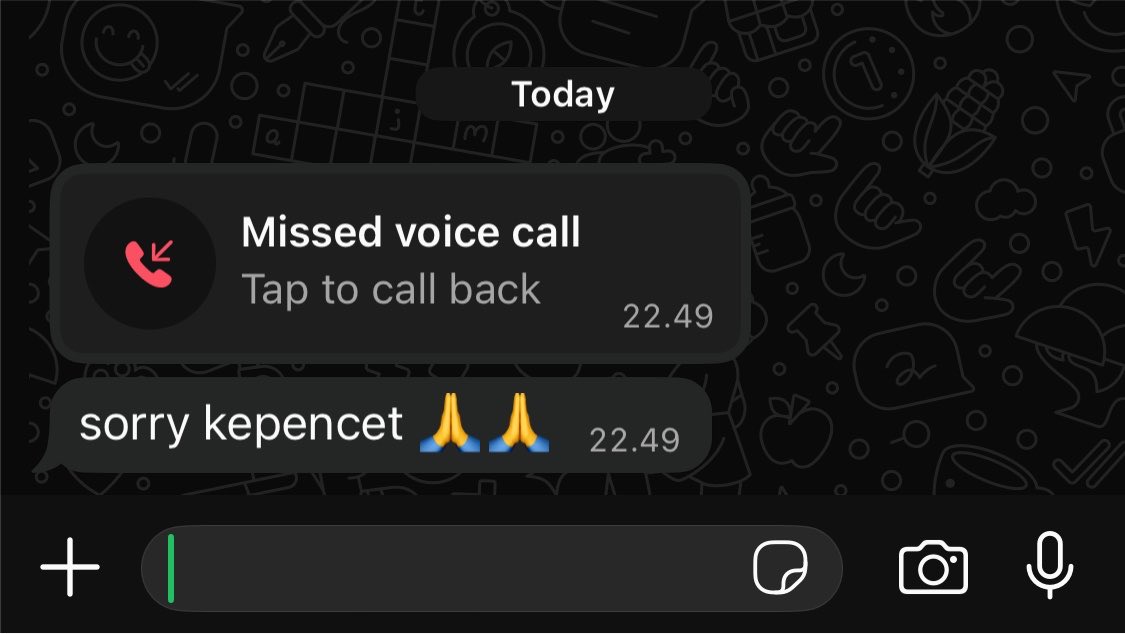 menbrrr's tweet photo. mantan ku tiba tiba kepencet call (katanya) , ada yg tau maksudnya? 🙏🏻 https://t.co/rrAxX0aE8x