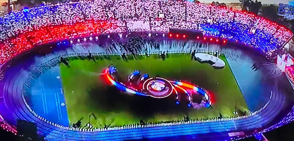 RafaelBeriguete's tweet photo. Miren anoche el honor de asistir a la inauguración de los Juegos Centroamericanos y del Caribe Santo Domingo 2026 🇩🇴 ¡Impresionante! Parecía de otro mundo, una verdadera fiesta de luz, color y orgullo caribeño. Todo el crédito al gobierno dominicano y al presidente @luisabinader https://t.co/gx7SbWWHdd