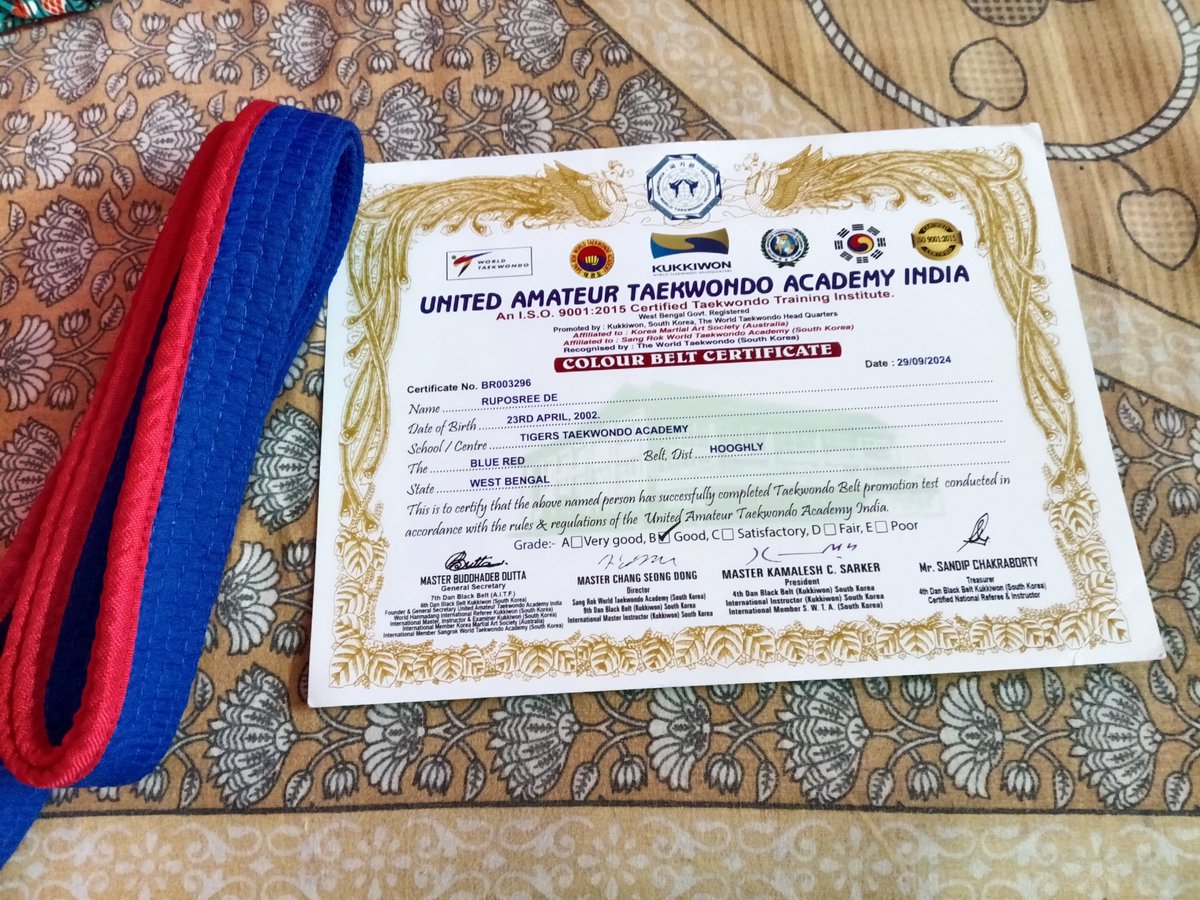 Ruposree De Tkd player tweet media