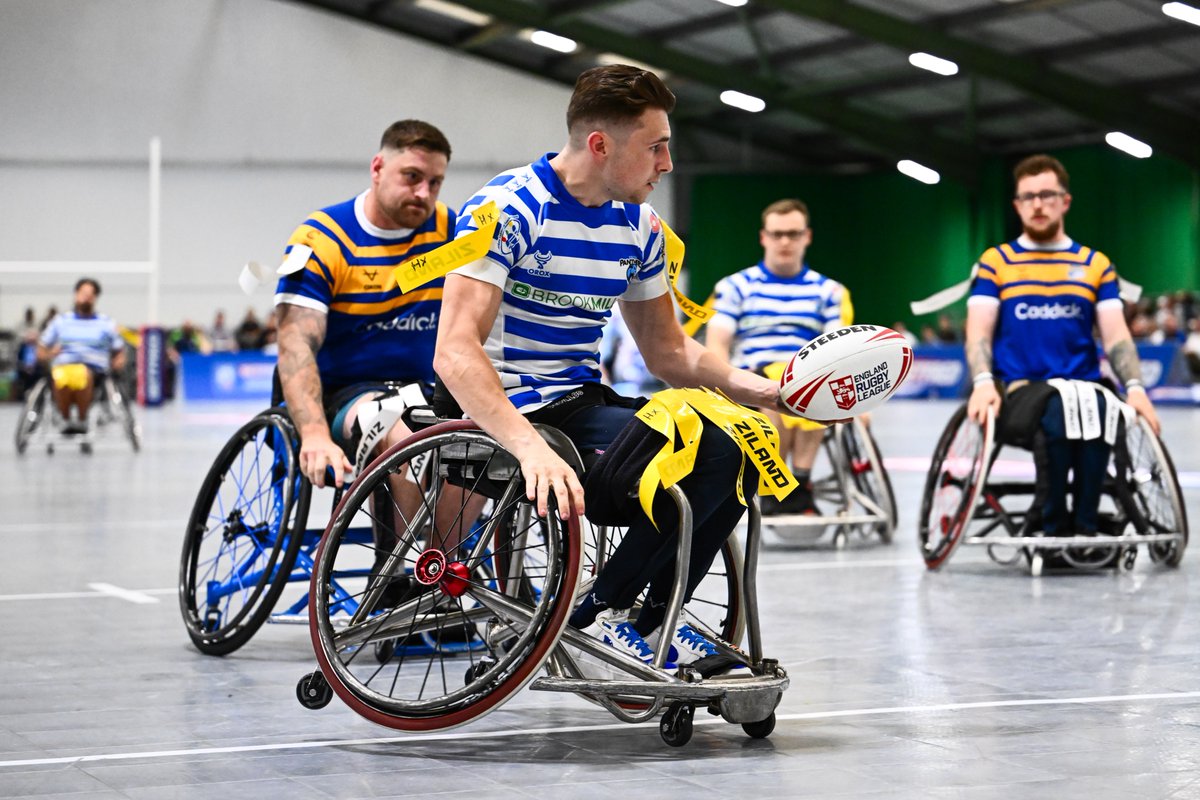TheChallengeCup's tweet photo. Just the 🔟 tries in the game for Rob Hawkins 😮‍💨

No surprise as he is your @Betfred Wheelchair #ChallengeCup Final Player of the Match 🙌 https://t.co/p7d0GxTumd