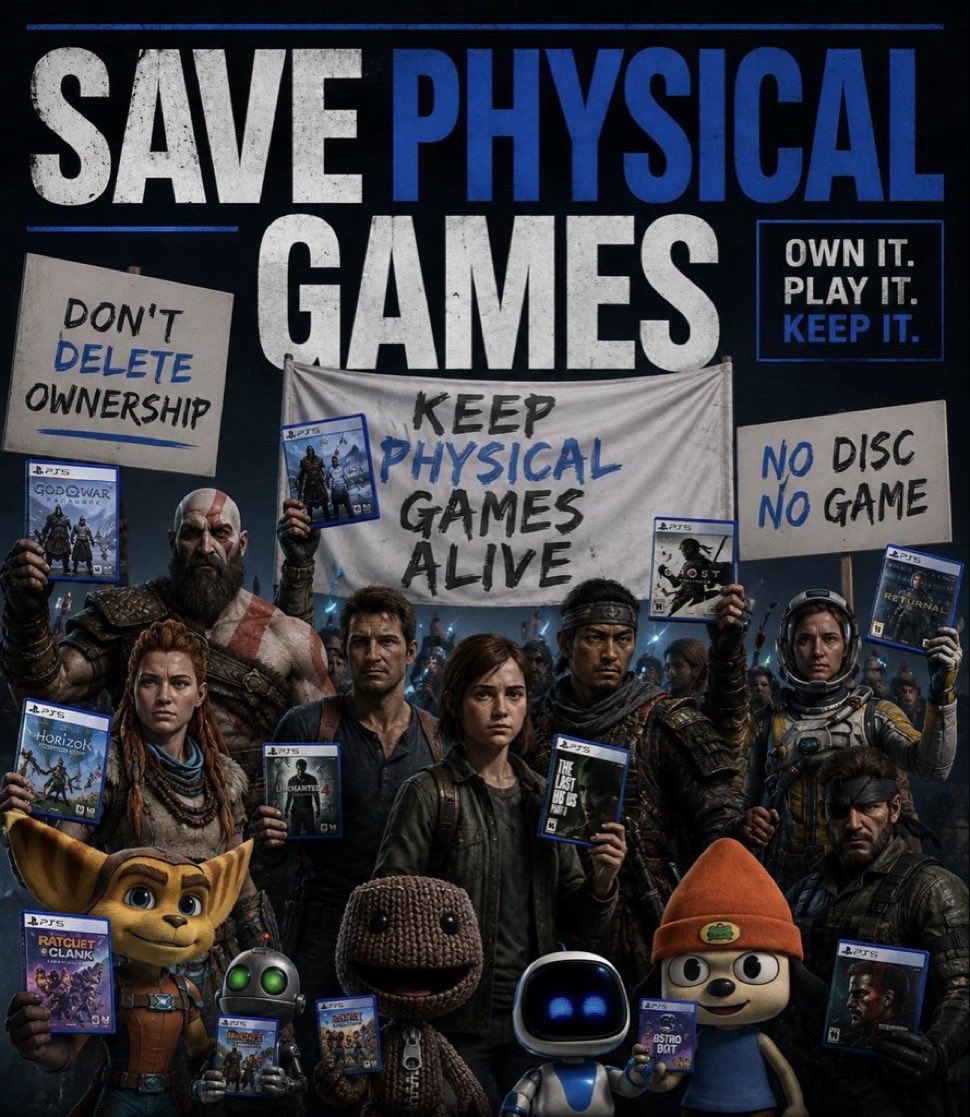 PierroLeK's tweet photo. @PlayStation Physique ou rien.

#NoCDNoPLAYSTATION https://t.co/UAc4BVettk