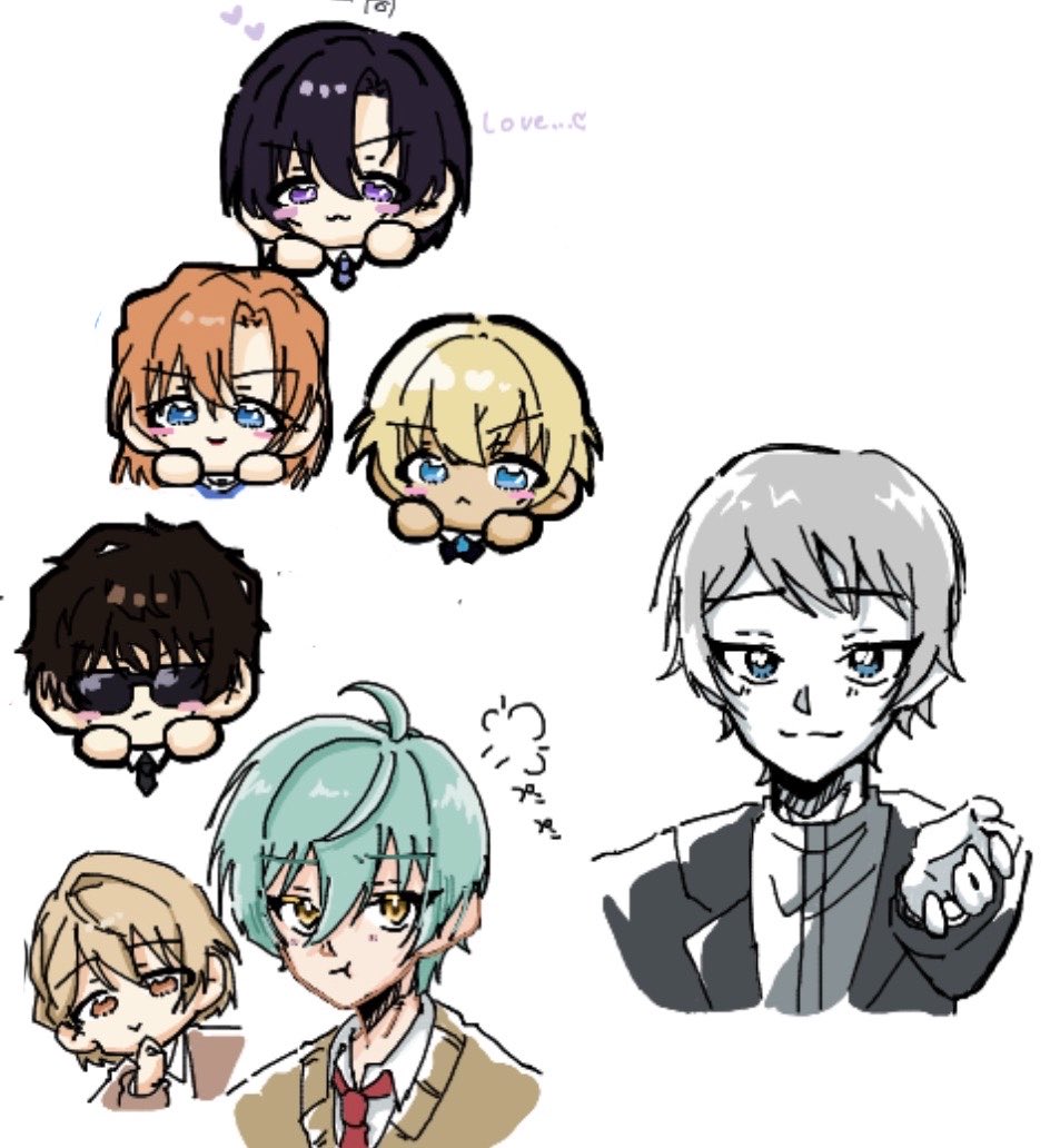 is_haru12's tweet photo. 絵チャ参加してた楽しすぎた
ミニキャラタイム入ってて死ぬ https://t.co/kd5fanebVd