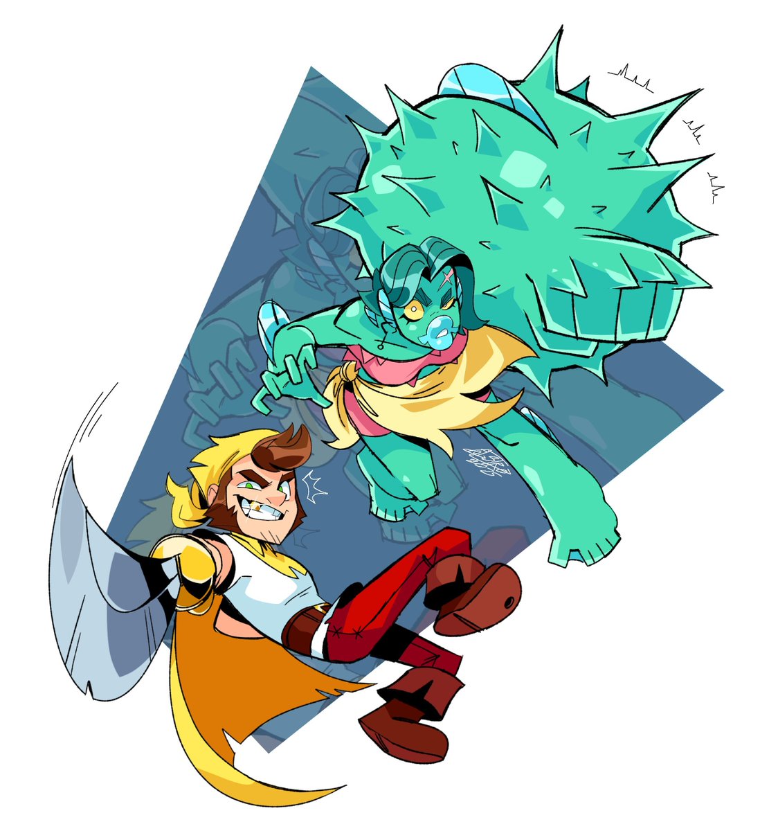 AstroInfinite_'s tweet photo. If i ever get into game dev i'm 100% turning these guys into a roguelike https://t.co/Y1s90HFdcP