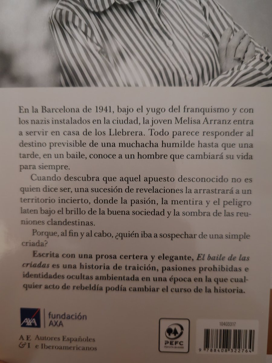 roferlo's tweet photo. Bcn,1941.España llena de nazis,y bajo el gobierno franquista. Melisa Arranz entra a servir en casa de los Llebrera.Será en un baile donde conozca a un hombre q cambiará su https://t.co/cWW9ceV137 pasión,el peligro,reuniones clandestinas,todo hará q Melisa viva una vida distinta https://t.co/DkOLeQlOUn