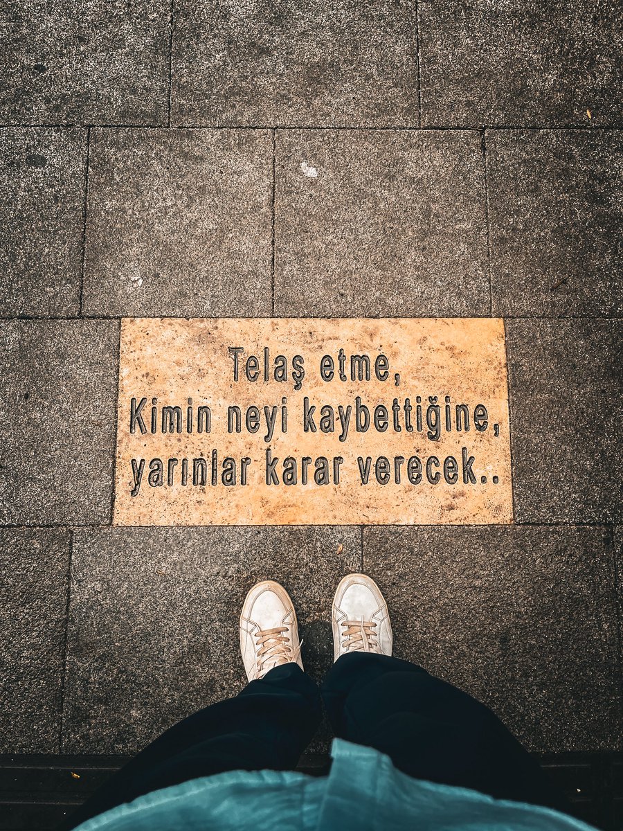 1smailfkaya's tweet photo. Telaş etme,
Kimin neyi kaybettiğine, yarınlar karar verecek.. https://t.co/Y9M3BeINaG