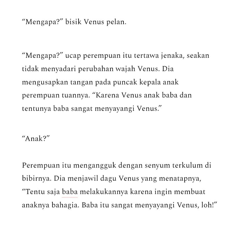 aintlova's tweet photo. 530. karena baba menyayangi venus https://t.co/ne5qmOdJFm