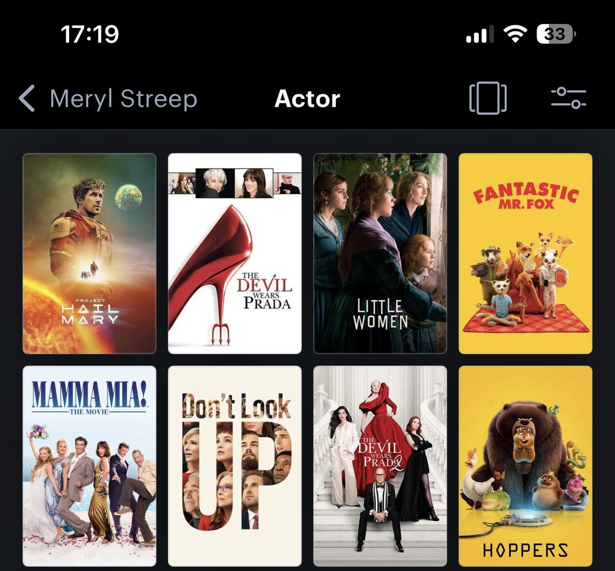 rylandsgrace's tweet photo. phm being meryl streep’s most popular film on letterboxd . we are not serious people 😭😭 https://t.co/cJvSftbxw1