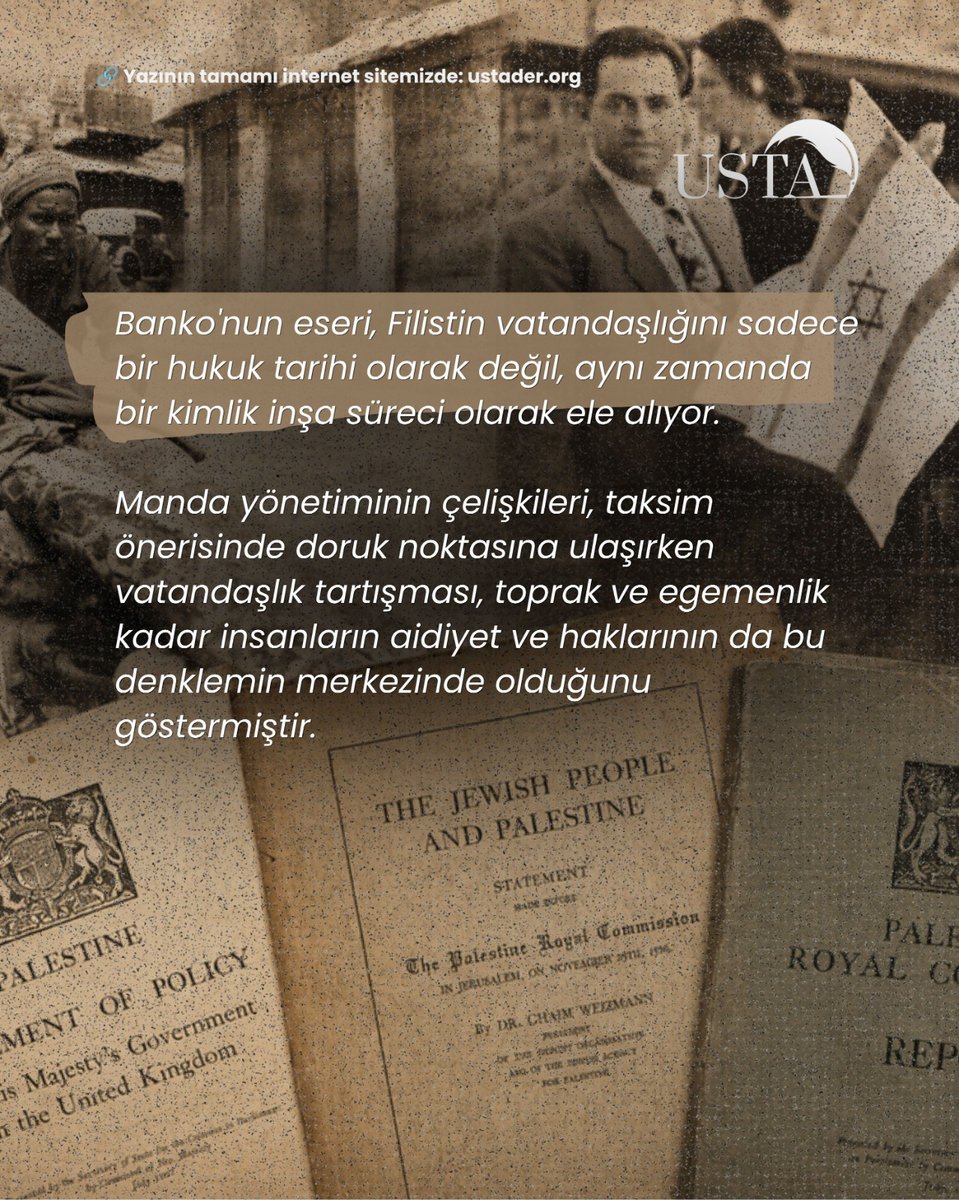 ustadorg's tweet photo. Bir Çözümün İflası: Peel Komisyonu ve Filistin’de Parçalanan Vatandaşlık

🖊️Dr. Mehmet Özek @mehmetozek94, kaleme aldı.

📃Hemen okuyun ↙️ https://t.co/SWAHvE2WYL