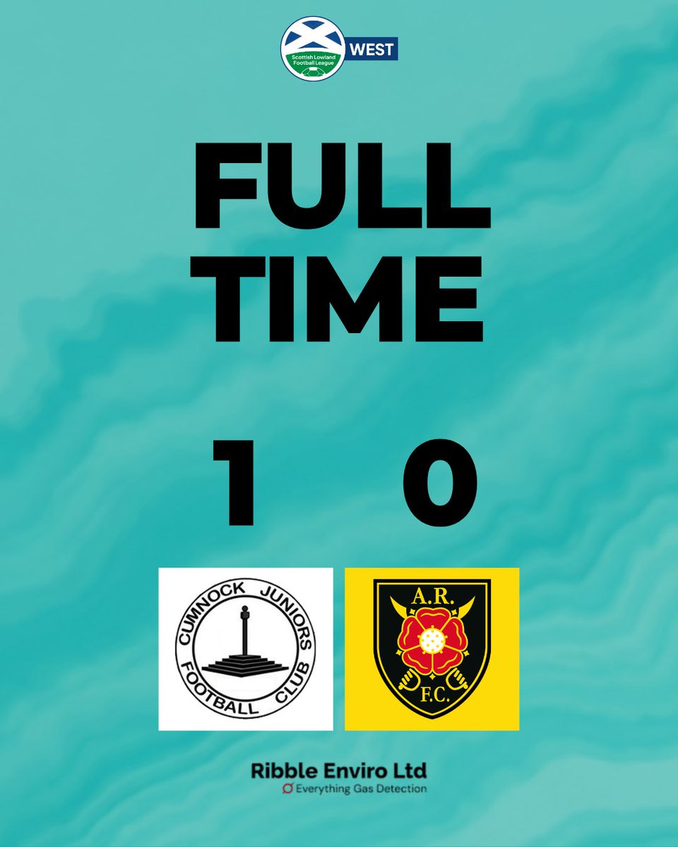 albionrovers's tweet photo. 90’| 🏁 1-0 🇲🇰 | Full Time 

Cumnock edge a very physical contest 

Thanks to all our fans that travelled down to East Ayrshire 

We’re next in action next Saturday as we welcome @LargsThistleFC to The Reigart Stadium.

#ARFCOKAY🇲🇰 https://t.co/gcMORl2vxU