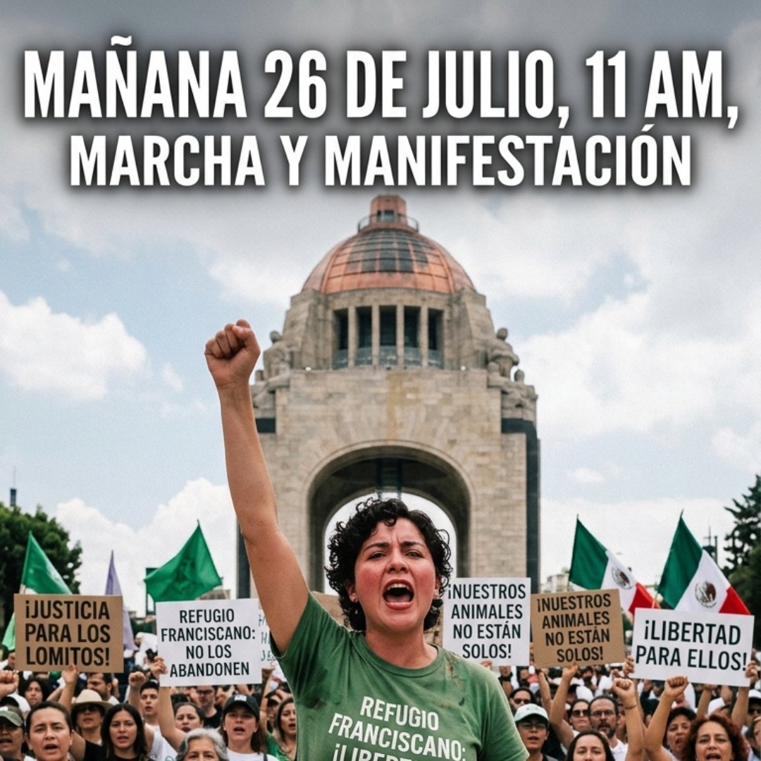AHazellnut46166's tweet photo. POR LOS ANIMALITOS DEL Refugio Franciscano AC  MAÑANA 26 DE JULIO, 11 AM, MARCHA Y MANIFESTACIÓN POR JUSTICIA Y LIBERTAD,  #primerolospobres #justicia #todossomosfranciscanos #devuelvanalosfranciscanitos #prohibidoolvidar https://t.co/sgmV6sGRwA