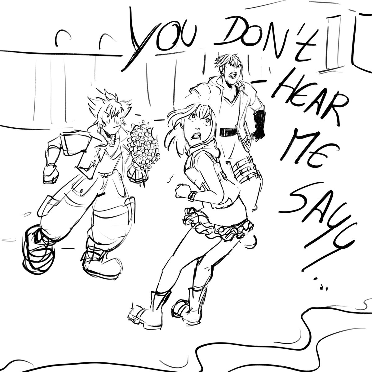 owl_167's tweet photo. I was looking at my drawings and saw a little comic of me singing simple and clean | i never finished it though...

#kingdomhearts #simpleandclean #sora #kairi #riku https://t.co/xC8xUR2PQA