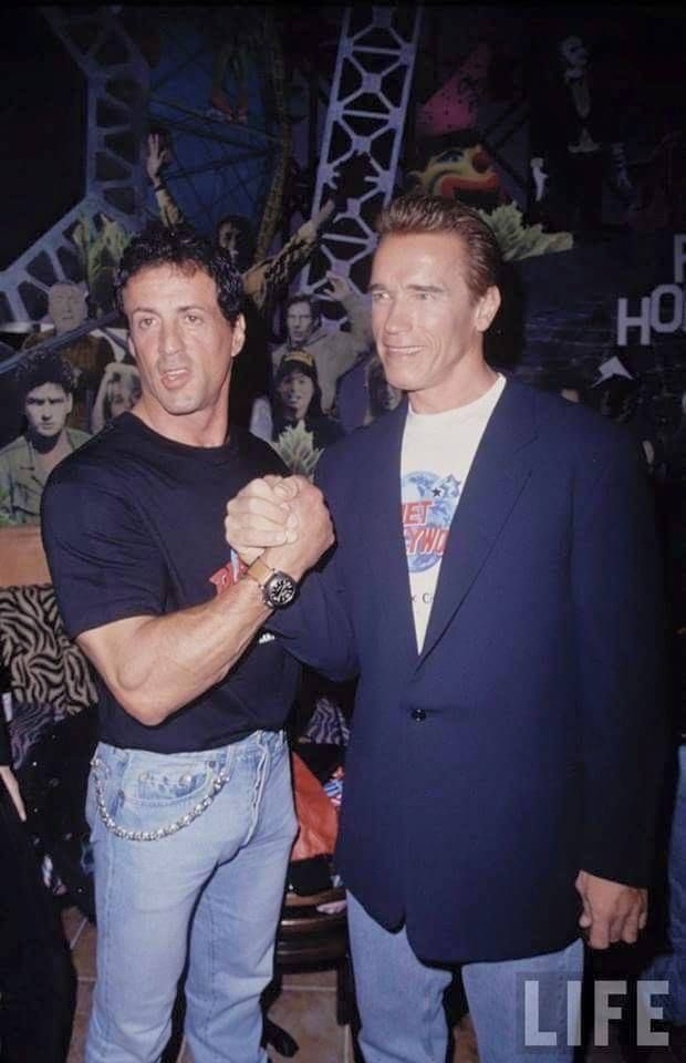 terrifier_codm's tweet photo. Arnold Schwarzenegger opens up in a recent interview:
“Me and Sly were always in competition back in the day. The biggest guys in action movies, always trying to outdo each other. When The Expendables came around, it almost didn’t happen for me. Stallone was hesitant… he almost didn’t give me the role. Things got tense. Then Dolph Lundgren stepped in and talked to him. That changed everything. Without Dolph, I might not have been in that movie.”
Respect between legends.
