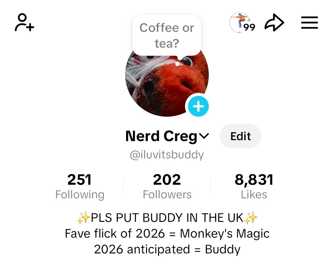 iluvmovies4life's tweet photo. My tiktok hit 200 today!!!
#itsbuddy https://t.co/Omyw1nSa83
