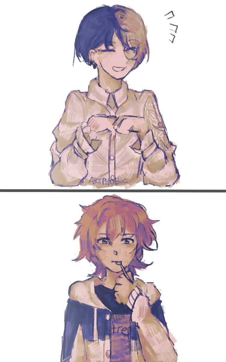 aktphobic's tweet photo. ☕️🥞
#prsk_FA #冬彰 https://t.co/HKDoZwPPxl