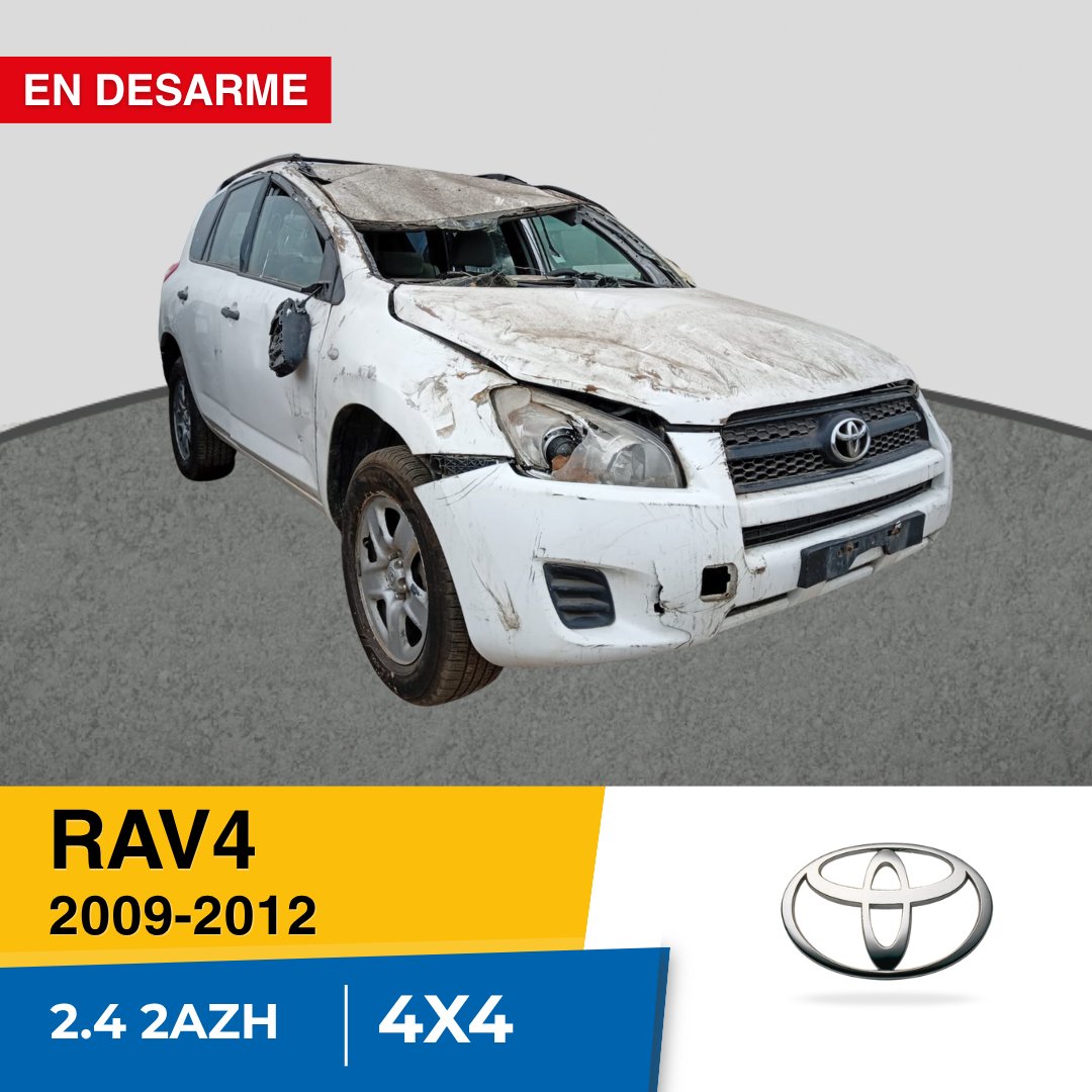 IPARDESARME's tweet photo. ¡Nuevo ingreso! Listo para desarme TOYOTA RAV 4 2009-2012 Encuentra las piezas que necesitas con nosotros. Compra Online de manera Fácil, rápida y segura a través de nuestra página web https://t.co/6aOfL2qJtL Contáctanos: +56 9 8171 8631 https://t.co/wdcWwFq449