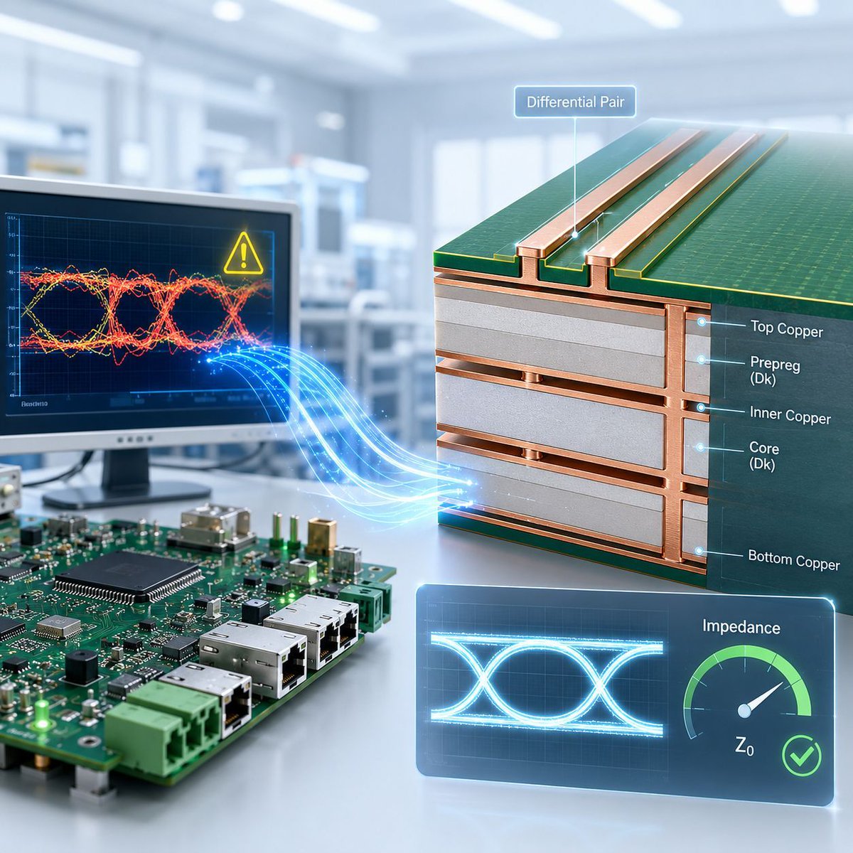 FastTurnPCBA's tweet photo. Your high-speed PCB passes continuity testingโbut communication is still unstable. โ ๏ธ Uncontrolled impedance may be the cause. We review stack-up, dielectric thickness, copper, trace width, and spacing before production.
https://t.co/KF3yDPMBhI
#fastturn #fastturnpcb https://t.co/5ewplyCDvg