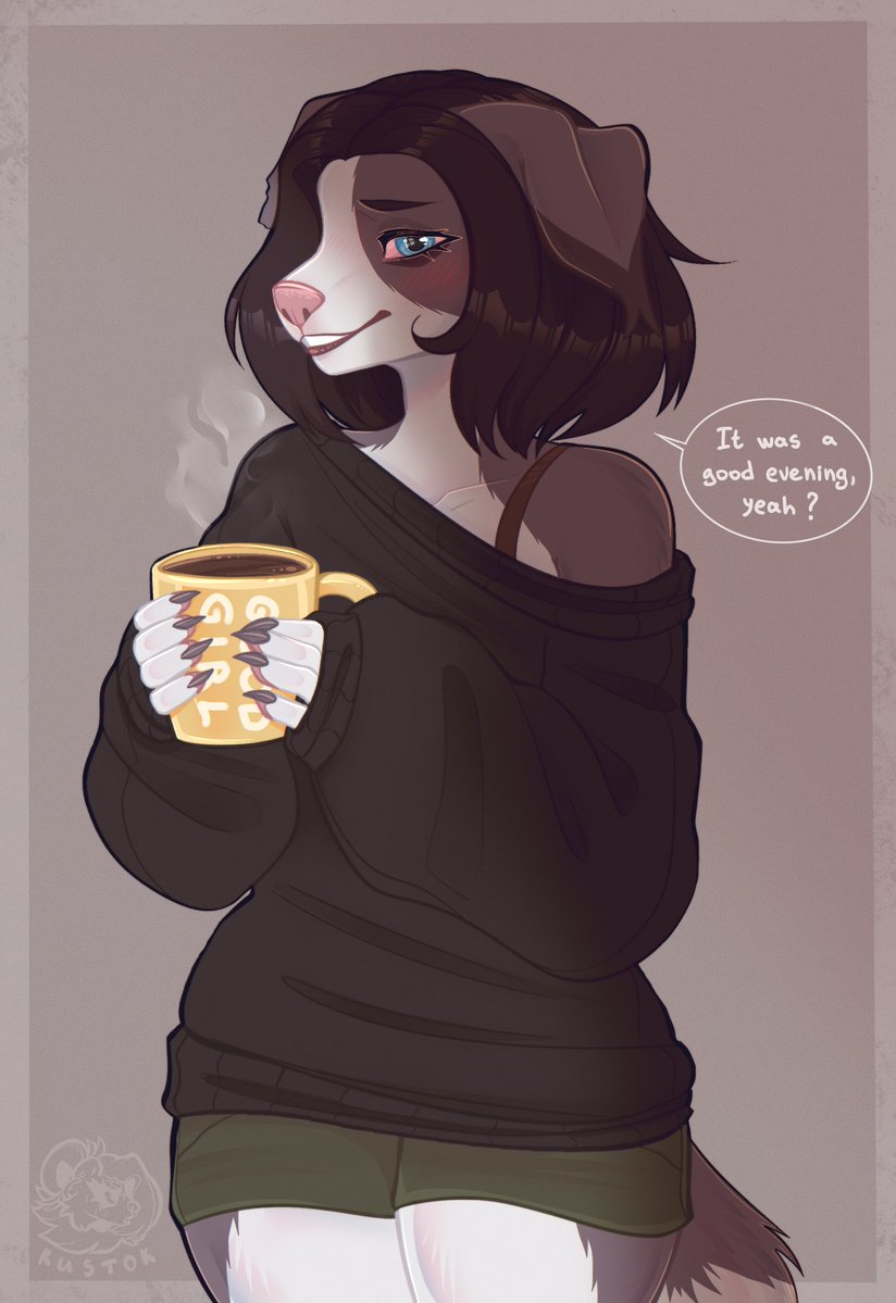 kust0_0's tweet photo. This month has thrown me off track in unexpected ways, so I just gave up. But I'm trying to get back on track, so I'm attack on @elperrodelmist1 

#art #furry #artfight #furry_dog #artist #furry_artist https://t.co/4MgyqSt35I