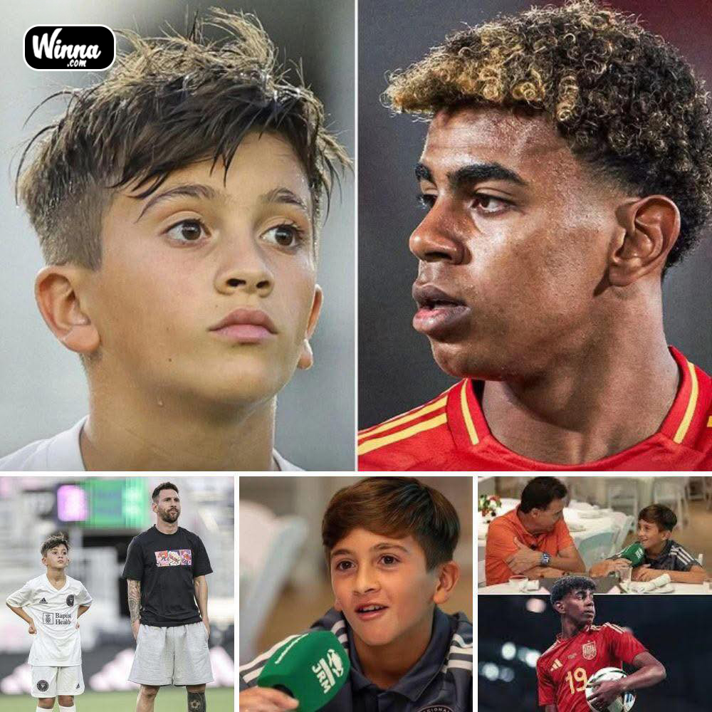 WinnaFC's tweet photo. 🎙️| Thiago Messi on Lamine Yamal: 

“I want to play for Argentina and one day I want to play with Lamine Yamal”🫡 https://t.co/8sidEbtYfs