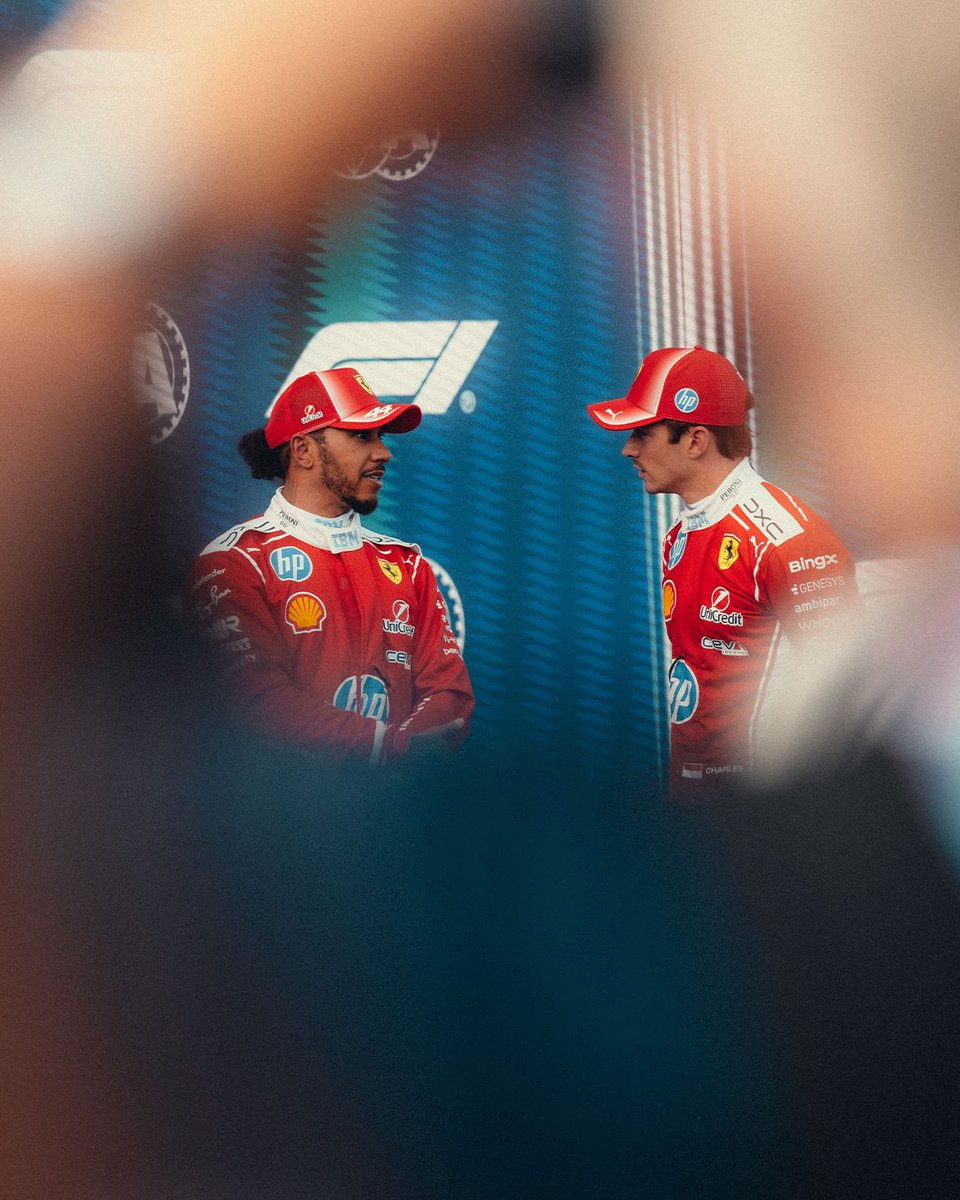 ScuderiaFerrari's tweet photo. Our duo back in Parc Fermé 👊 https://t.co/rrMOQVJARH