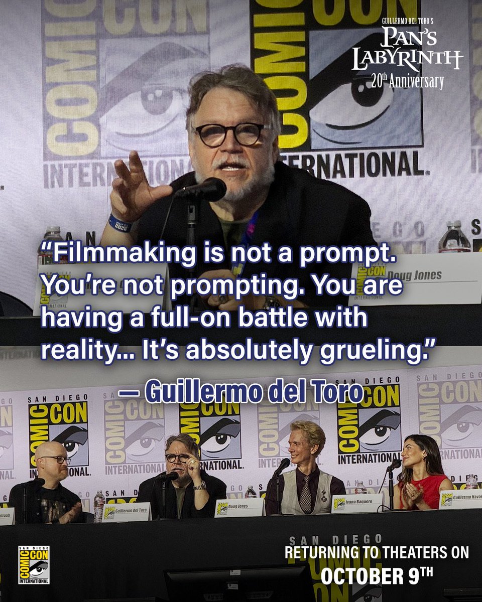 PansLabyrinth20's tweet photo. Inside the world of Pan’s Labyrinth.

Experience Guillermo del Toro's Pan's Labyrinth in 4K, 3D and Barco HDR, returning to theaters October 9, 2026. https://t.co/n8hJTr0ZyK