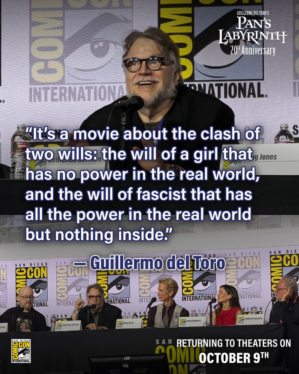 PansLabyrinth20's tweet photo. Inside the world of Pan’s Labyrinth.

Experience Guillermo del Toro's Pan's Labyrinth in 4K, 3D and Barco HDR, returning to theaters October 9, 2026. https://t.co/n8hJTr0ZyK