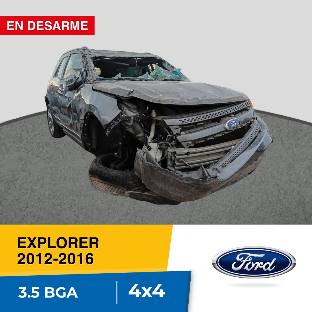 IPARDESARME's tweet photo. ¡Nuevo ingreso! Listo para desarme FORD EXPLORER 2012-2016 Encuentra las piezas que necesitas con nosotros. Compra Online de manera Fácil, rápida y segura a través de nuestra página web https://t.co/6aOfL2rhjj Contáctanos: +56 9 8171 8631 https://t.co/qkwx9tskq4