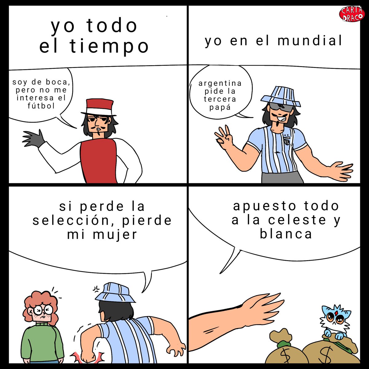 Kairos2018's tweet photo. El fútbol está en todos los argentinos les guste oh no
#argentina #humor #mundial https://t.co/iprX6ly3np