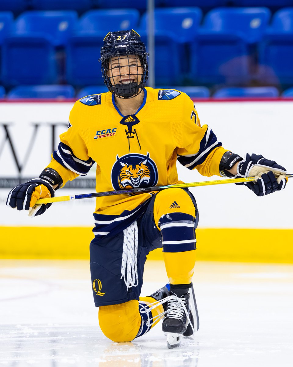 QU_WIH's tweet photo. Wishing a very happy birthday to EJ! We hope you have the best day 🥳 

#BobcatNation x #NCAAHockey https://t.co/c5iz2SxH0c