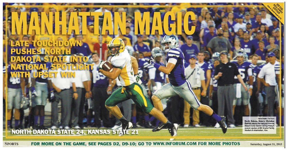 jsteck65's tweet photo. Bison Nation, 35 days remain until NDSU 🏈 plays in the FBS! Today, we honor a former member of the #Wolfpack who began his career as a CB, then transitioned into ☝️of the greatest safeties to ever play for NDSU, @ChristianDudzik!! #LetsGoBison #HornsUp🤘#BisonFBCountdown https://t.co/KgwjsIlRKF