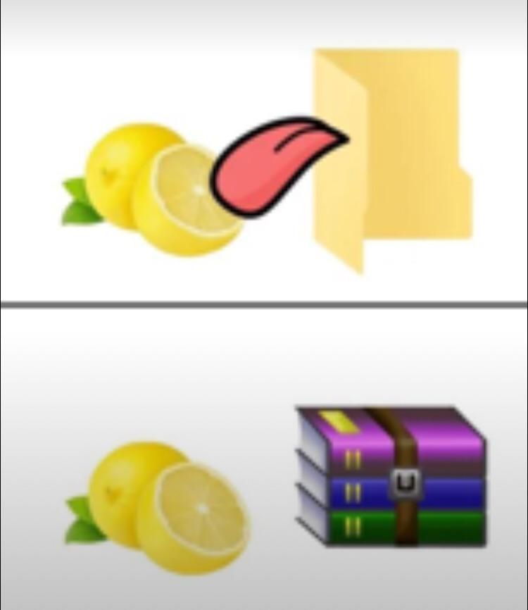 OfficialPCMR's tweet photo. True pic of how file compressions works. https://t.co/pqOa0DFy4y