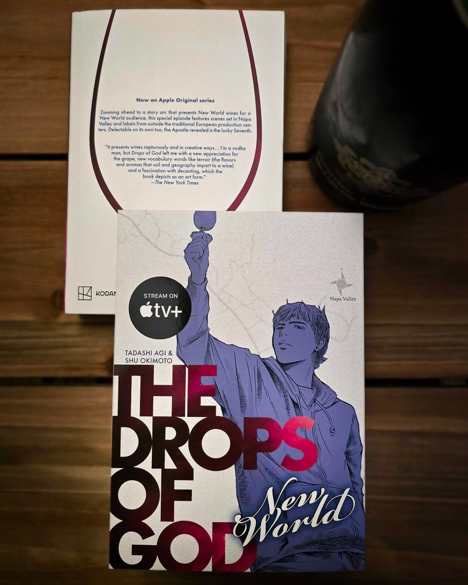 KodanshaManga's tweet photo. #TheDropsOfGod: New World, the latest addition to the award-winning comic series about wine turned hit Apple TV live-action series, is now available in print!
https://t.co/cWMgNVtkIl https://t.co/G2dVcgp8nG