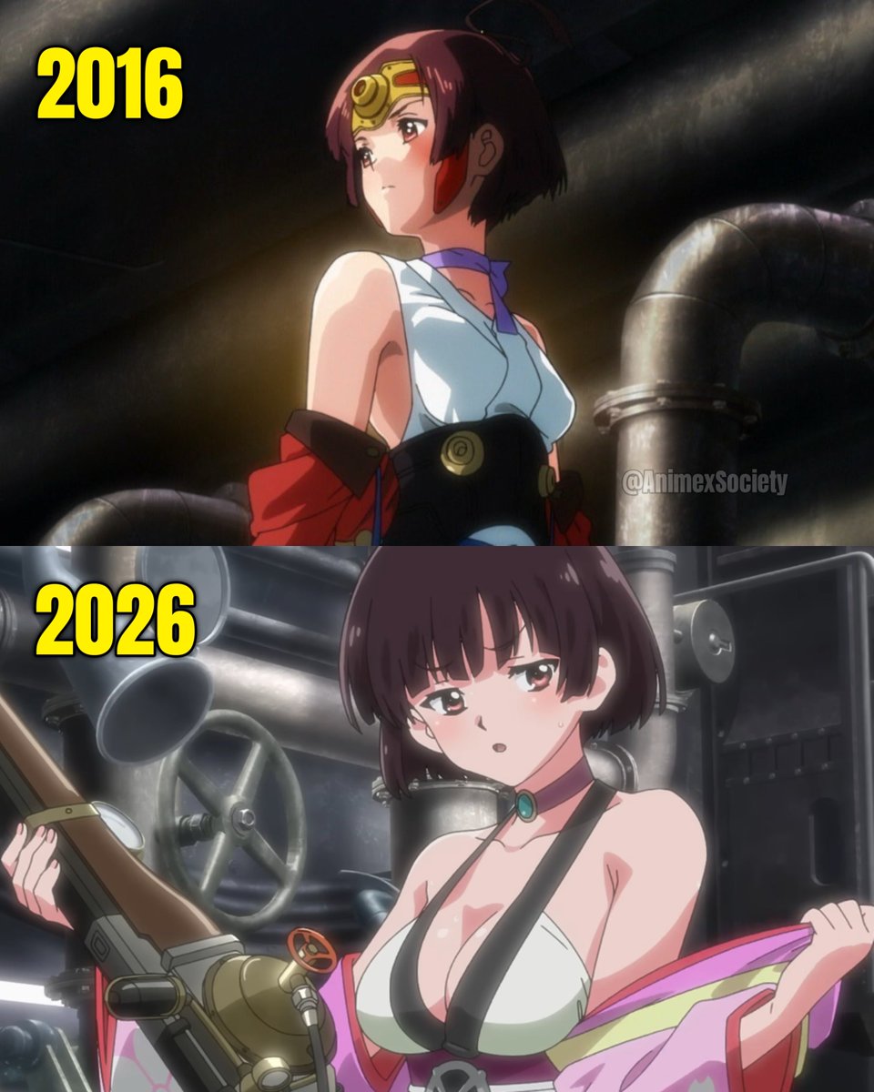 AnimexSociety's tweet photo. Now THAT'S a glow up https://t.co/ZNEZgJvpOK