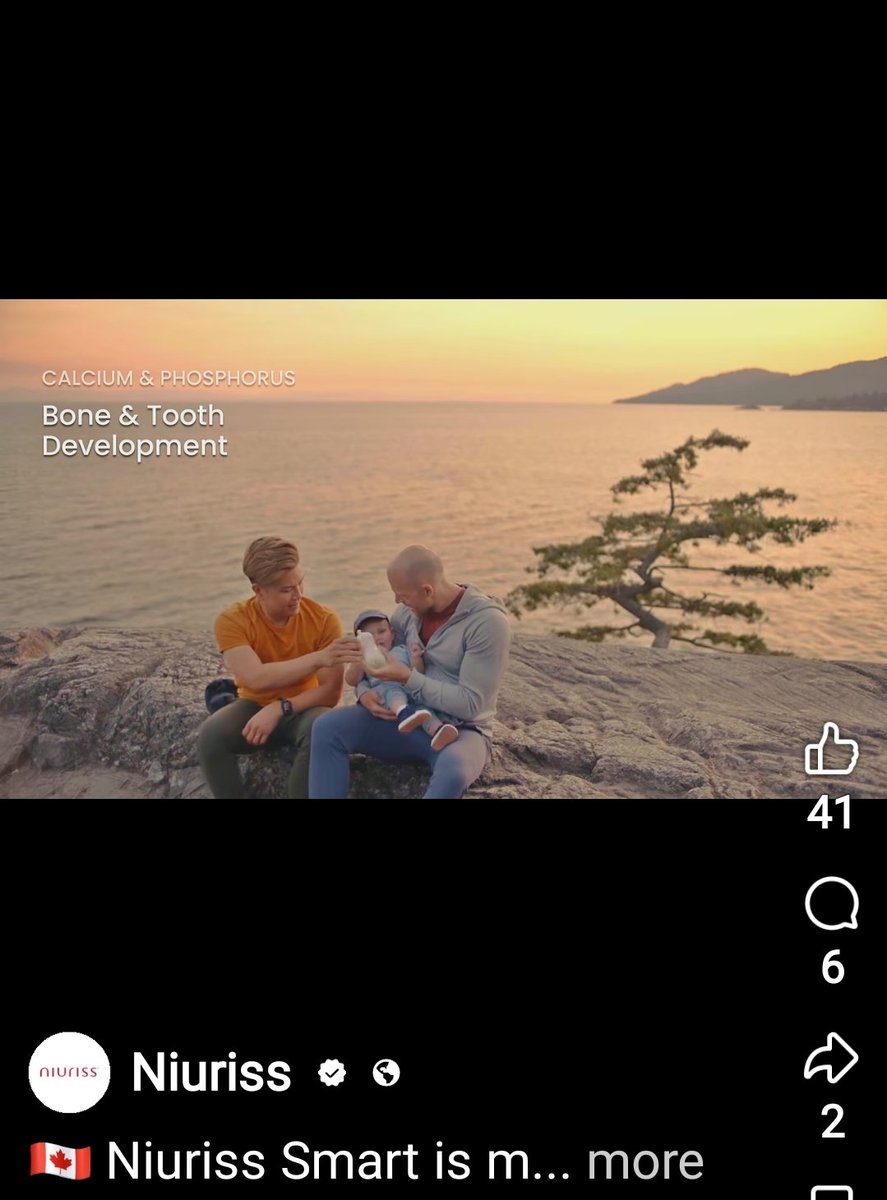 MichelleLA1981's tweet photo. A new baby formula made in Canada. The ad feature 2 men!! This is so disgusting and such a slap in the face to women. Babies need their moms. Canada is nothing but a clown show! https://t.co/TyaICixY3y