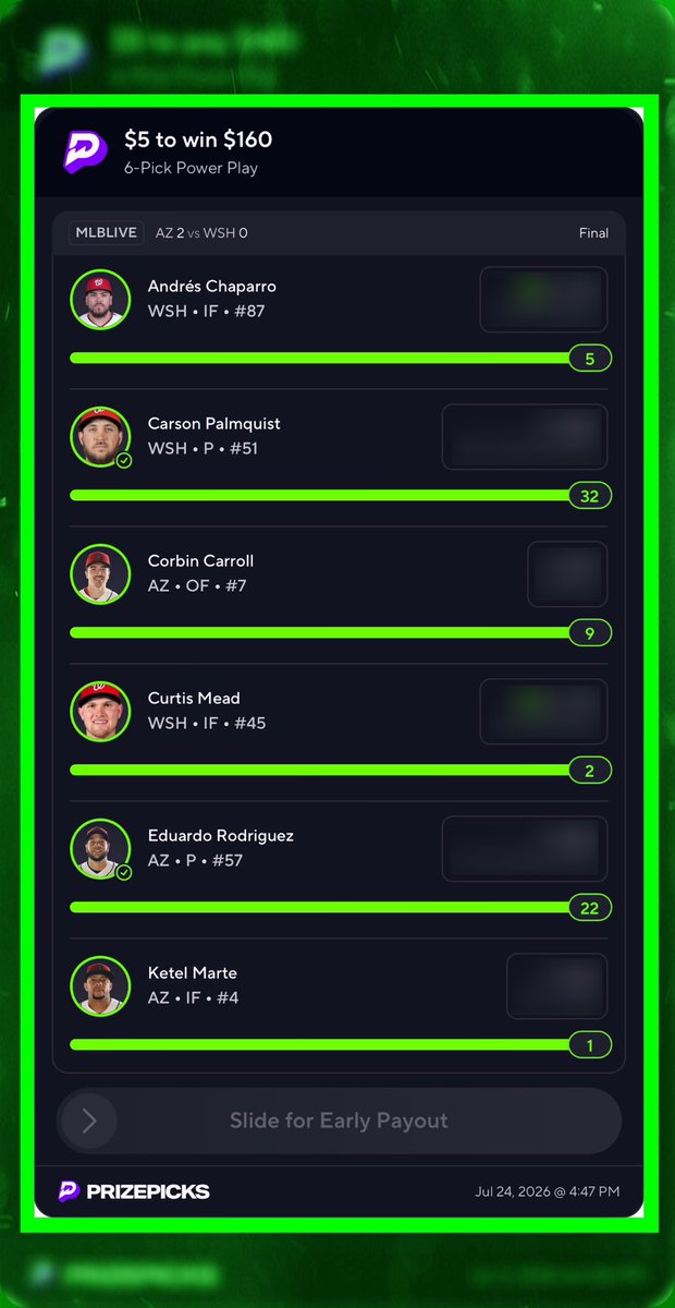 camsoicy's tweet photo. $200 GIVEAWAY GOING OUT 100💚/💬/🔄

Not 1️⃣, Not 2️⃣..

But 3️⃣ 6 leg power cashes on PrizePicks last night🤑

Get plays like this EVERYDAY FOR 50% Off⏳: https://t.co/QpPprMT2G7

#Gambling𝕏 #prizepicks #locks https://t.co/gQuoG4S7ng