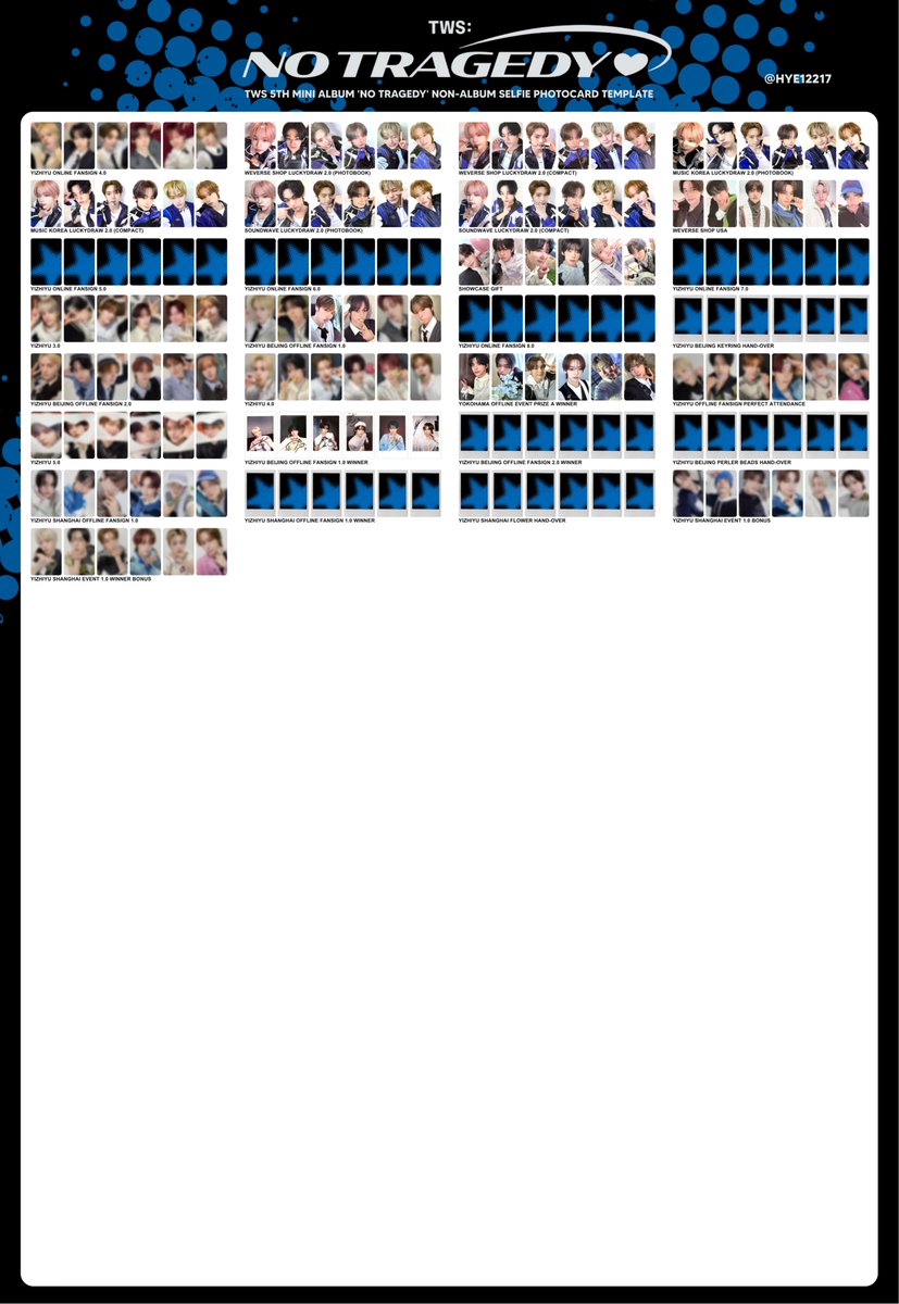 hye12217's tweet photo. (07/25)
TWS 5TH MINI ALBUM 'NO TRAGEDY' NON-ALBUM SELFIE PHOTOCARD TEMPLATE
HD:https://t.co/CbavVi8zYf

#TWS #SHINYU #DOHOON #YOUNGJAE #HANJIN #JIHOON #KYUNGMIN
#투어스 #신유 #도훈 #영재 #한진 #지훈 #경민 https://t.co/WGvAzxllyS