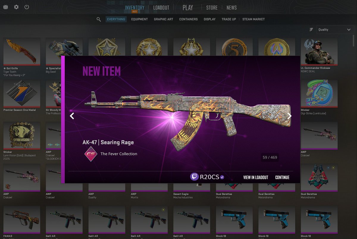 R20_cs's tweet photo. AK Searing Rage Giveaway 🔥

Comment and Repost to enter!

Will roll it Live on Twitch @ R20cs https://t.co/Vtq8bCyKxs