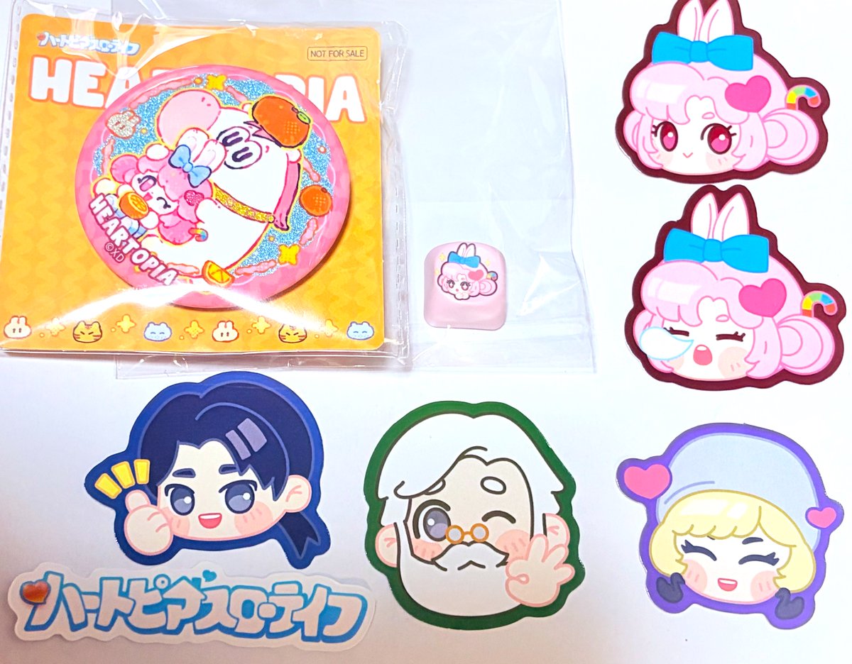 ymcmps_'s tweet photo. 【交換】

ハートピアスローライフ
缶バッジ ステッカー キーキャップ

譲▷アニー、アタラ、ボブ、ドロシー、ロゴ

求▷同異種ブランク＞ヴァンニア

26日浅草手渡しor郵送 https://t.co/lmsZXfZ4lI
