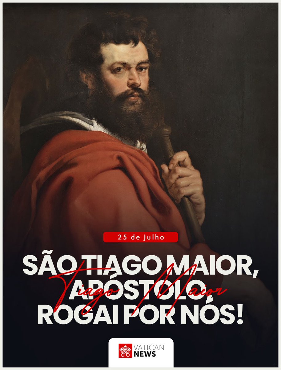 vaticannews_pt's tweet photo. Tiago, irmão de João, era filho de Zebedeu e de Salomé e trabalhava como pescador no mar da Galileia. É chamado de Tiago Maior para distingui-lo do apóstolo homônimo, filho de Alfeu. Sua vida mudou quando Jesus o chamou para deixar as redes e tornar-se “pescador de homens” 🙏 https://t.co/gY46XjZDqj
