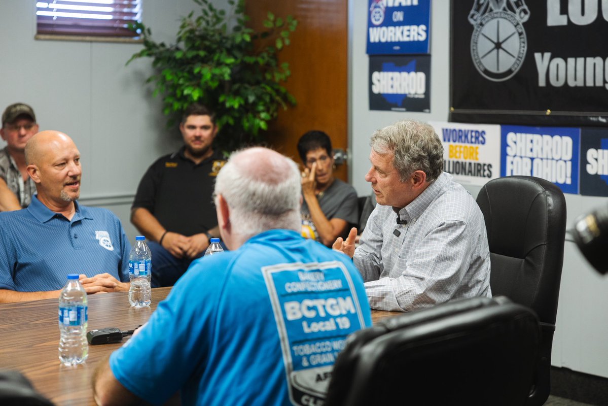 SherrodBrown's tweet photo. When I say “the system is rigged,” this is what I mean:

As Schwebel’s closes down operations, laying off 673 Ohio-based employees and withholding the pensions and benefits they’ve earned, the owners are cashing in.

Ohioans need a senator who will stand up to the CEOs and corporations screwing over hardworking Ohioans, not one that will give them tax breaks.