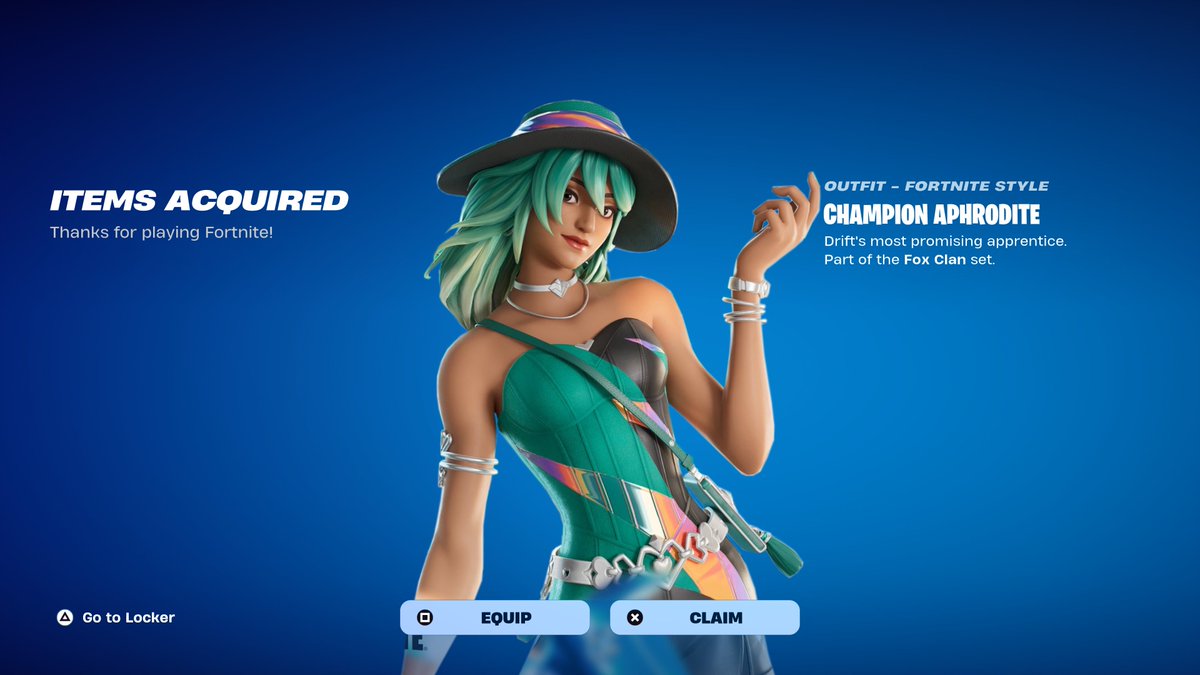 FortniteFNLK's tweet photo. FNCS CHAMPION APHRODITE SKIN RELEASE DATE IN FORTNITE ITEM SHOP!

https://t.co/EVAXHH62ZP https://t.co/j4xZy5i4j0