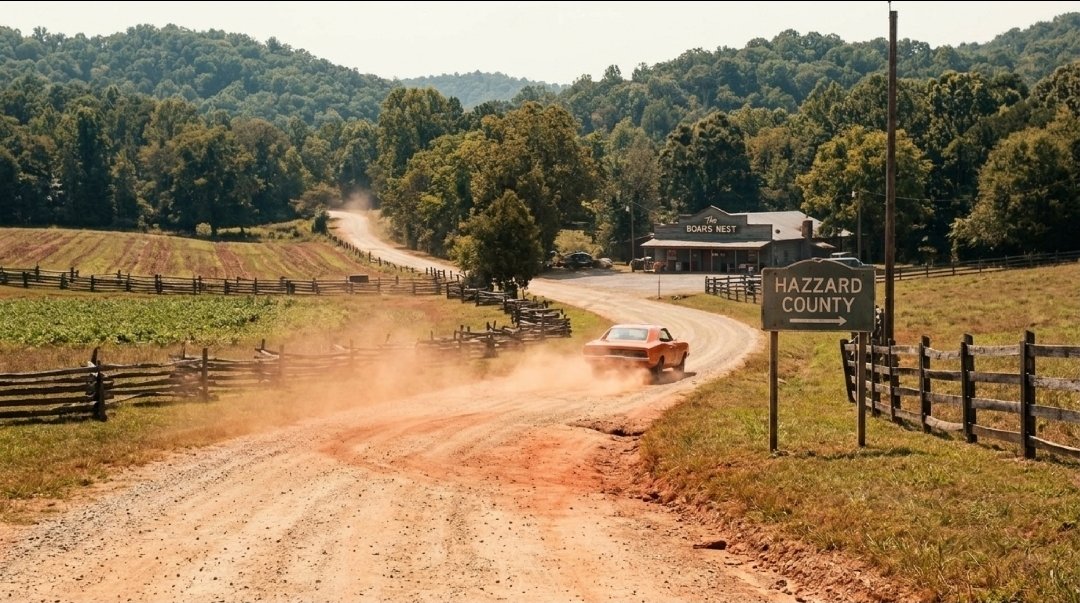 Collier_and_co_'s tweet photo. There was a specific kind of magic in hearing a dirt road crunch under a radial tire right before a CB radio cracked to life. It wasn’t just about the high-flying jumps or dodging Boss Hogg’s latest scheme; it was the quiet idea that no matter how tight the corner, a little optimism and a lot of family loyalty could get you out of it. When you think back to those Friday nights on the couch, what’s the first sound or image that immediately pulls you right back to Hazzard?