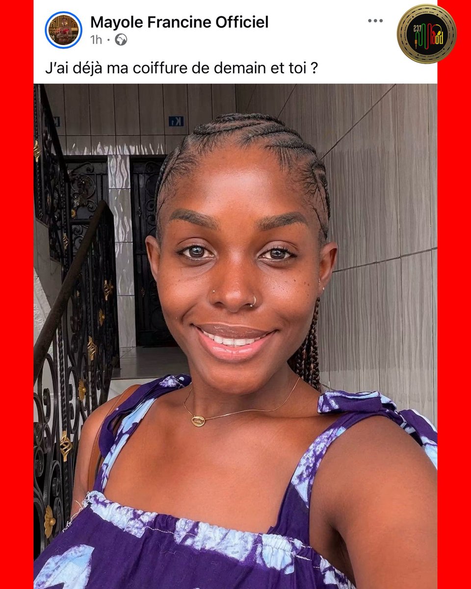 237mood_X's tweet photo. #buzz 
Mayole Francine nous fait savoir qu’elle est déjà prêtre en coiffure pour son dimanche tarot de demain, on ne sait jamais un tchinda du M peut passer…🤧

#TesDansLeMood https://t.co/IUzhFgcRKI